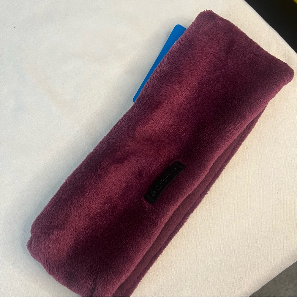 NWT Columbia Fast Trek Fleece Headband Women’s L/XL Burgundy Winter Ear Warmer